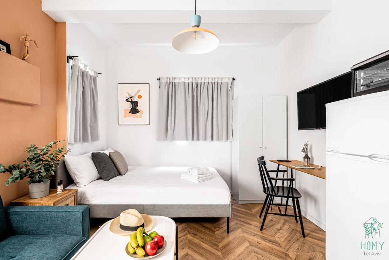 Stylish Studio Apartments On Dizengoff By Homy Tel Aviv Exterior photo
